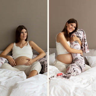 Pregnancy Pillow - Pink Wildflowers