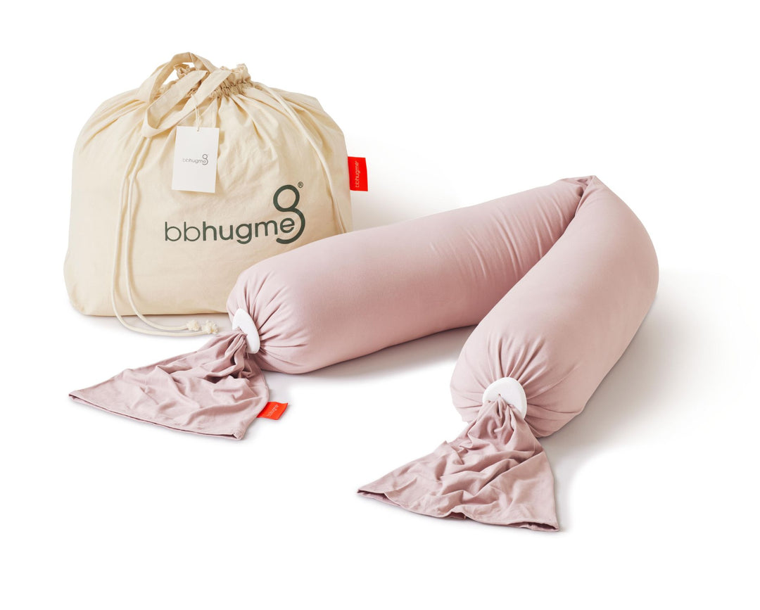 Adjustable Pregnancy Pillow Dusty Pink Travel Bag