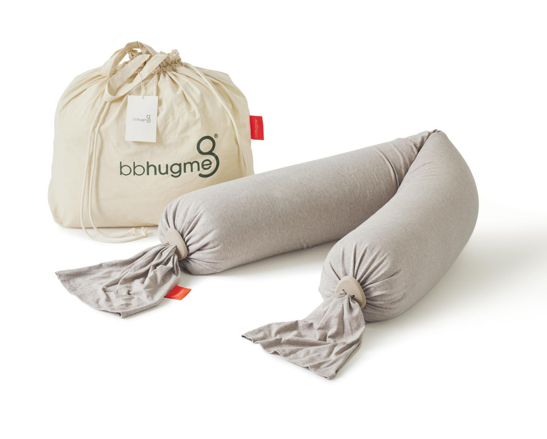 Adjustable Pregnancy Pillow Seashell Beige Travel Bag