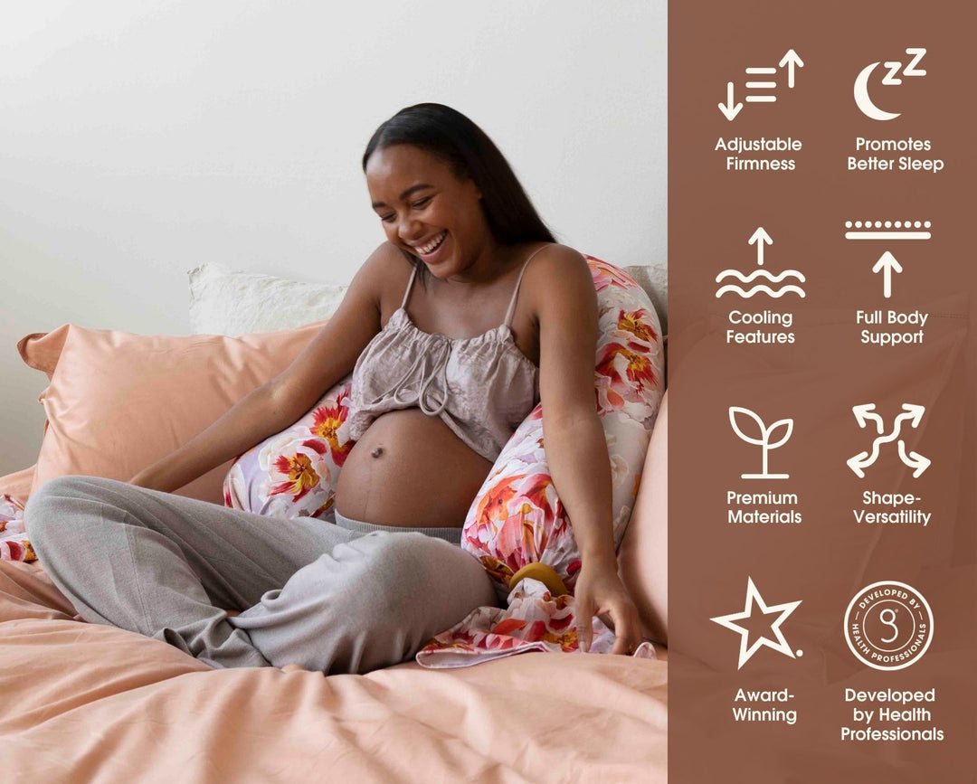 bbhugme Blushing Roses Pregnancy Pillow