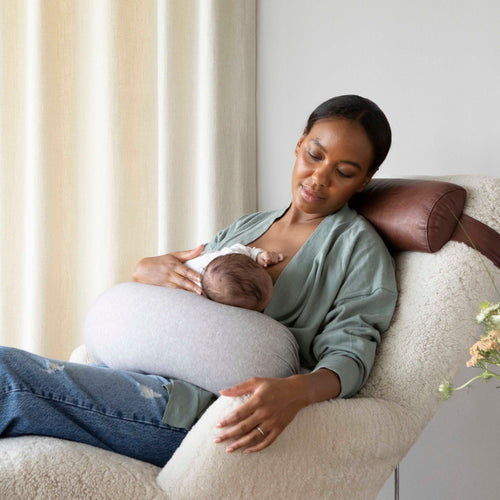 Nursing Pillow - Grey Melange
