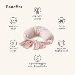 Nursing Pillow - Pink Melange
