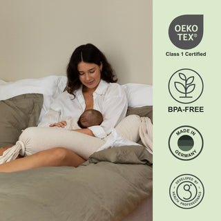 bbhugme Nursing Pillow Soft White 6