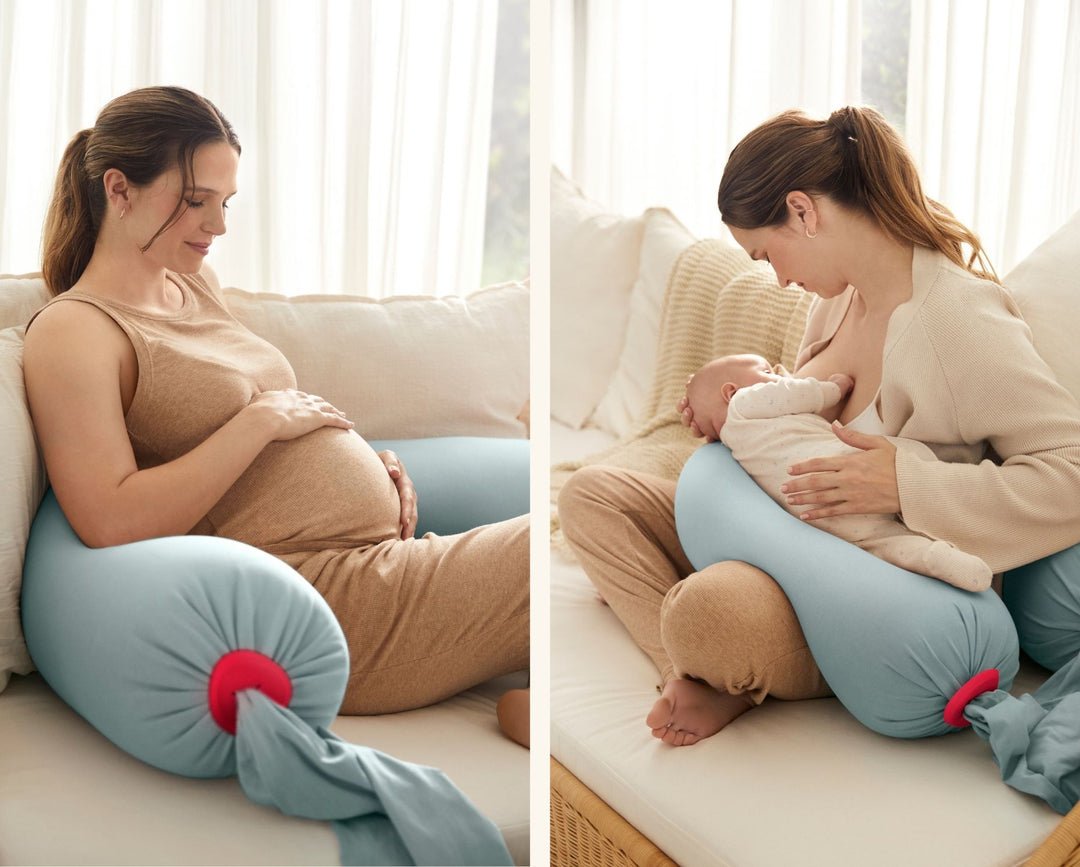 bbhugme Pregnancy Pillow 2-in-1 Design Eucalyptus