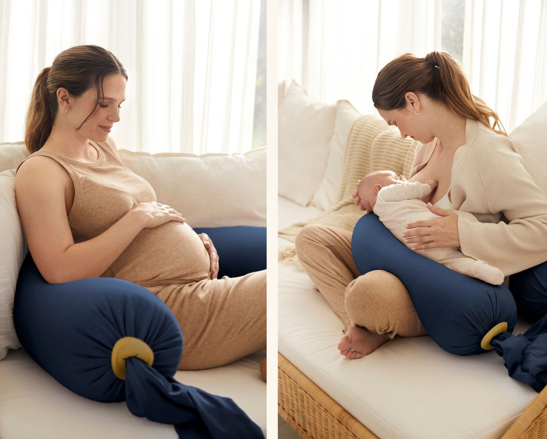 bbhugme Pregnancy Pillow 2-in-1 Design MidnightBlue